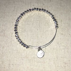 Alex and Ani silver beaded bracelet